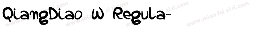 QiangDiao W Regula字体转换